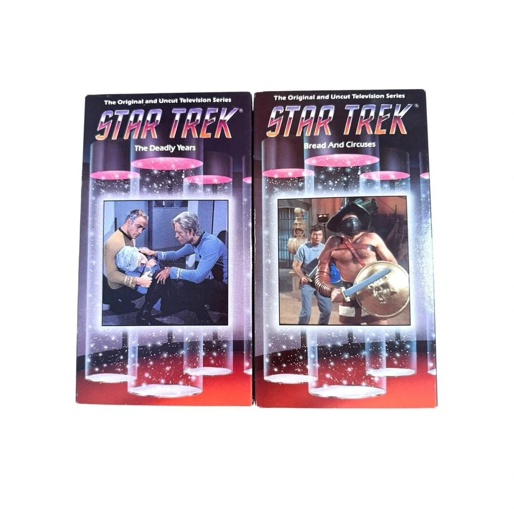 Lot of 11 Star Trek: The Original and Uncut TV Series Episodes VHS Tapes EUC